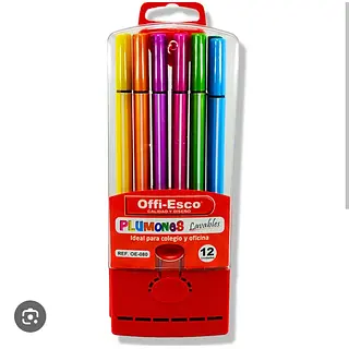 Plumones Delgados
